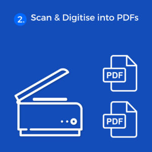  Digital Bundle (Archiving) Services: Step 2 Scan and digitise into PDFs