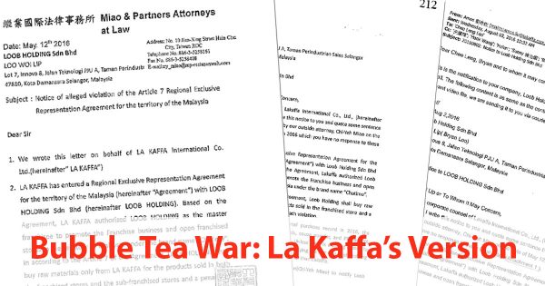 Bubble Tea War (CHATIME v TEALIVE): La Kaffa’s version