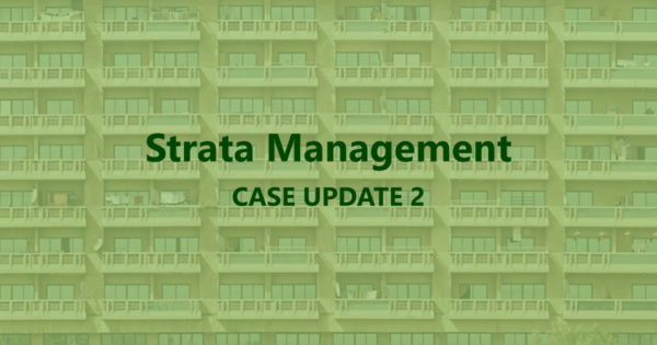 Strata Management Case Update 2: Extension of Time for AGM