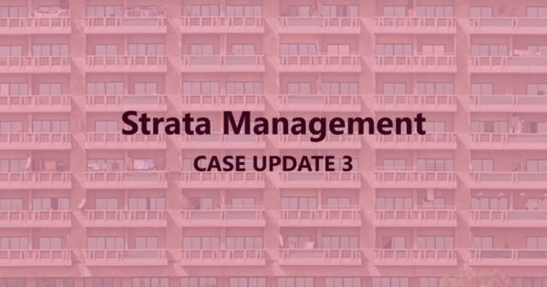 Strata Management Case Update 3: Can we Pre-determined Service Charges and Sinking Fund