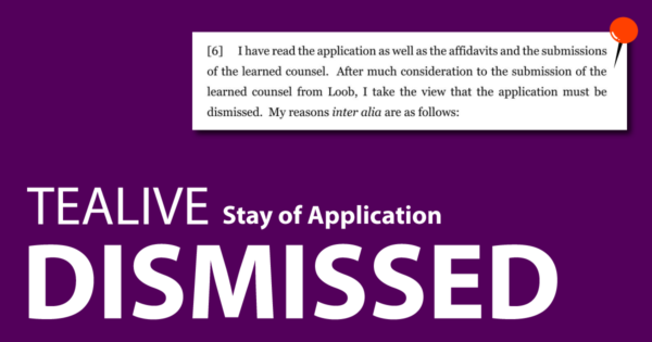 [Exclusive] Loob (Tealive)’s stay application dismissed 15 mins ago. Must it NOW close its outlets?