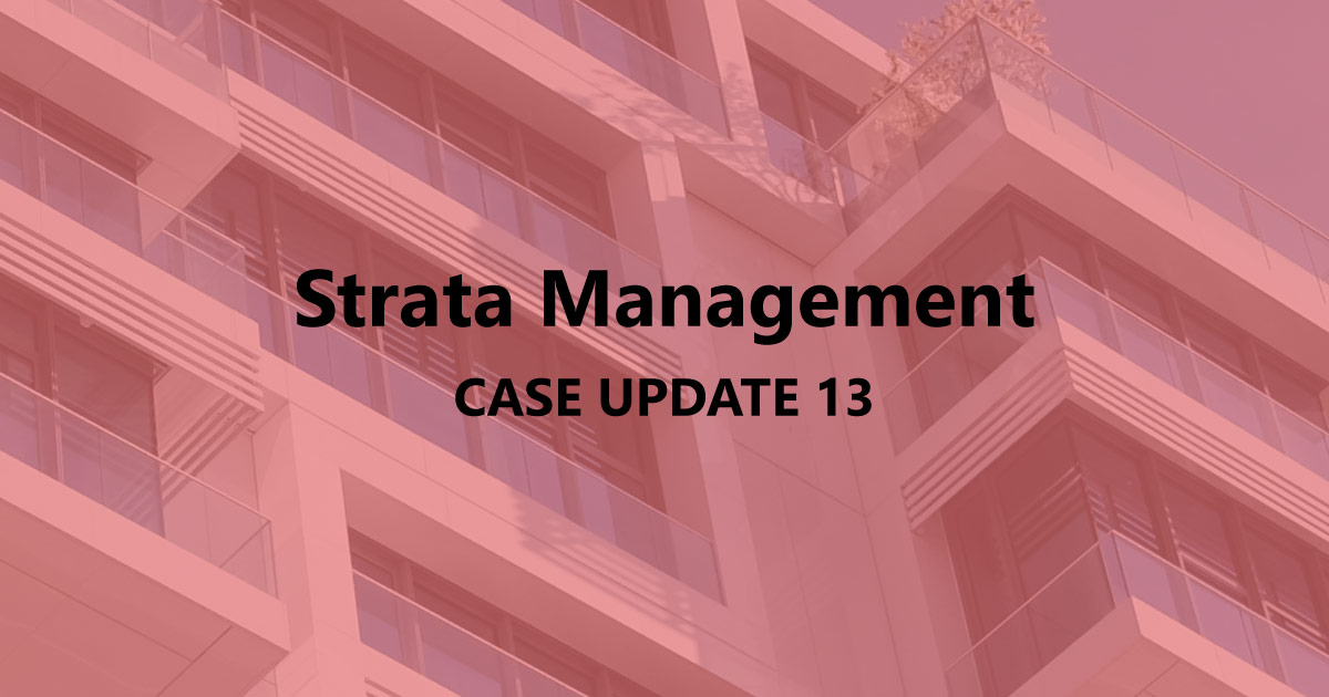Strata Management Case Updates 13: Can TNB recovers ...