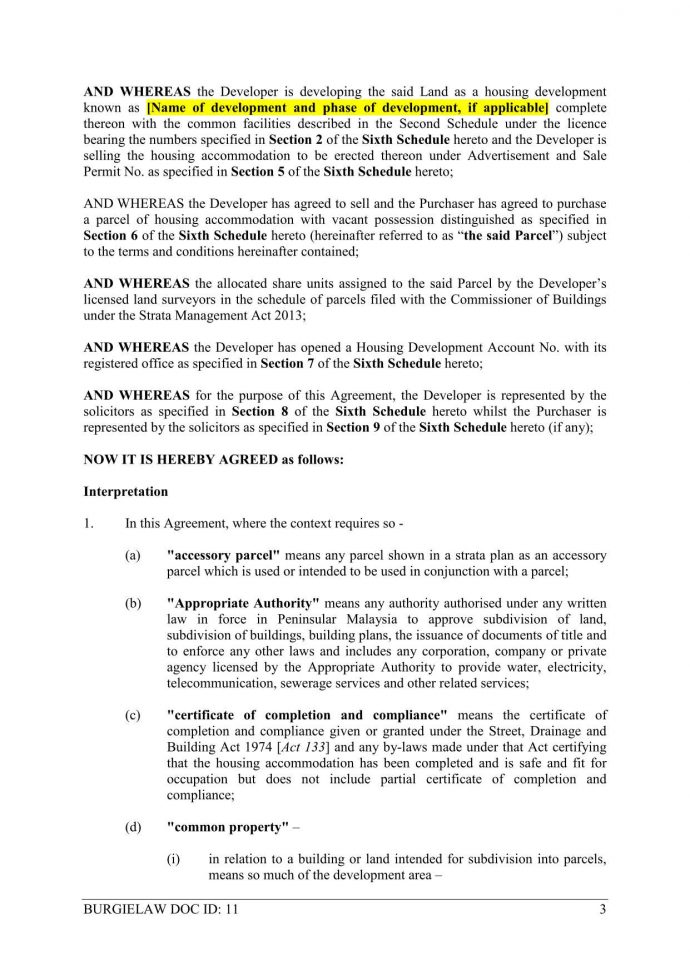 housing development (control and licensing) regulations 1989