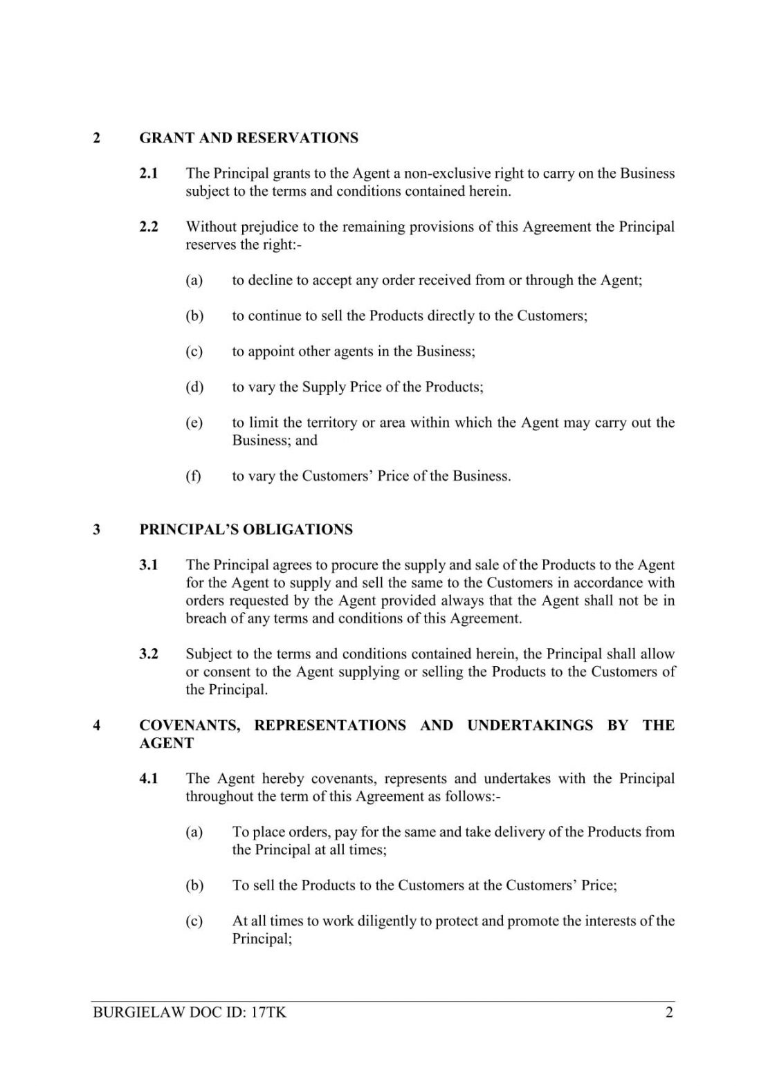 Non Exclusive Marketing Agency Agreement Template BurgieLaw Non Exclusive Marketing Agency Agreement Template BurgieLaw