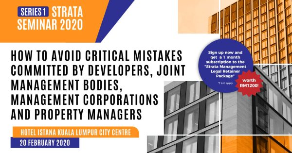 Strata Management Seminar 2020 – Series 1