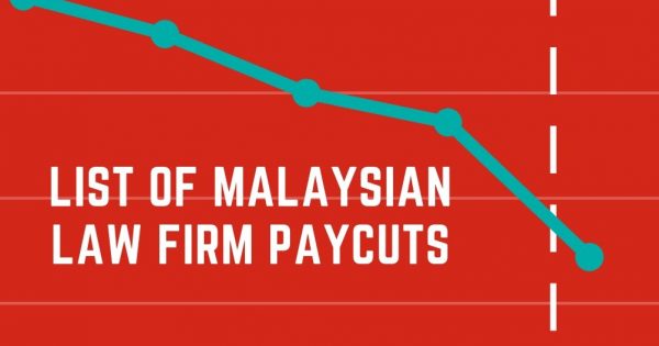 List of Malaysian Law Firm Pay Cuts (updated: 9.6.2020 @ 11:00am)