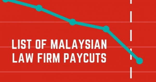 List of Malaysian Law Firm Pay Cuts (updated: 9.6.2020 @ 11:00am)