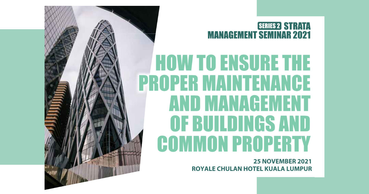 Strata Management Seminar 2021 Series 2 - BurgieLaw