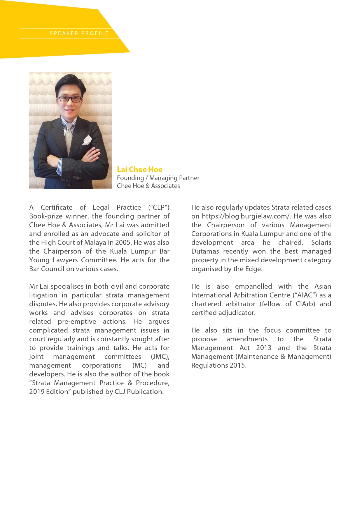 STRATA MANAGEMENT SEMINAR 2023 (SERIES 2) BurgieLaw