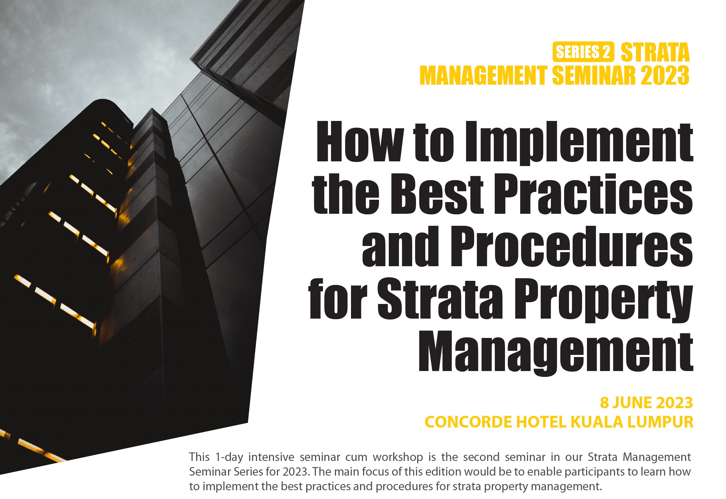STRATA MANAGEMENT SEMINAR 2023 (SERIES 2) BurgieLaw