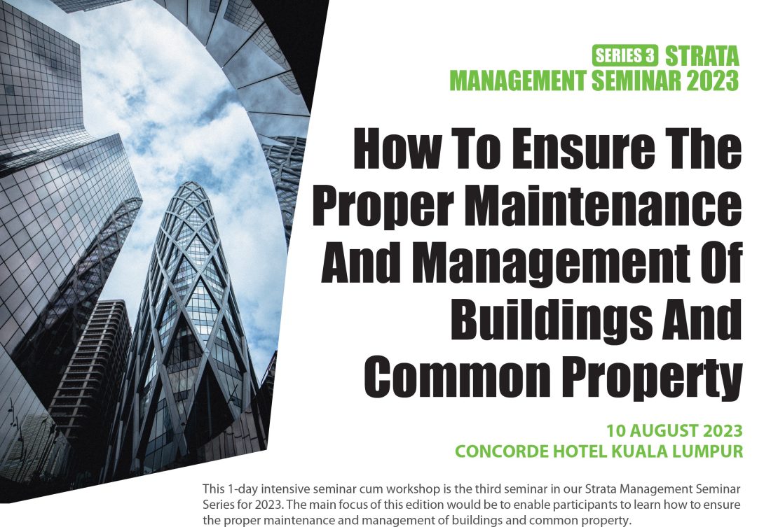 Strata Management Seminar 2023 Series 3 Photo Inspiration